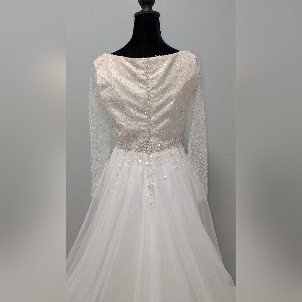 Custom-Made dress with a Stella York skirt - Picture 6 of 12
